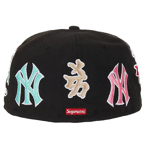 Gorra Supreme New York Yankees Kanji New Era Fitted Usd