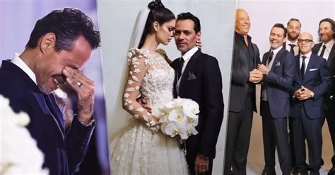 Marc Anthony Y Nadia Ferreira Se Casaron Famosos Asistieron