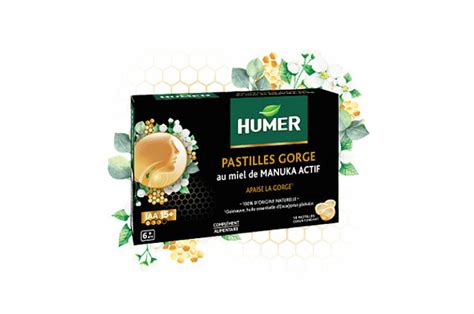 HUMER Pastilles Gorge Au Miel De Manuka Actif 16 Pastilles Pharma