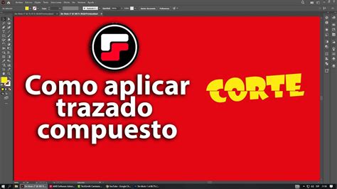 Como Aplicar Trazado Compuesto En Illustrator Youtube