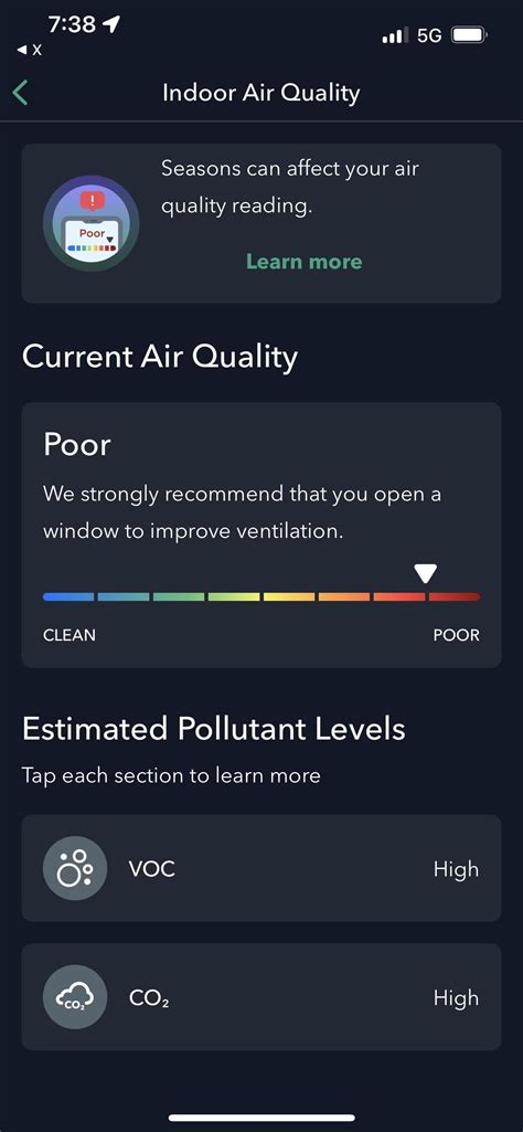 Random Poor Air Quality Notification Recobee