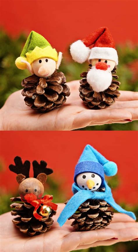Pine Cone Christmas Craft Best Pine Cone Crafts Pinecone Crafts
