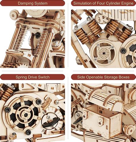 Rokr Lk Wooden D Puzzle Diy Building Kits Assembly Toy Xmas Gift For