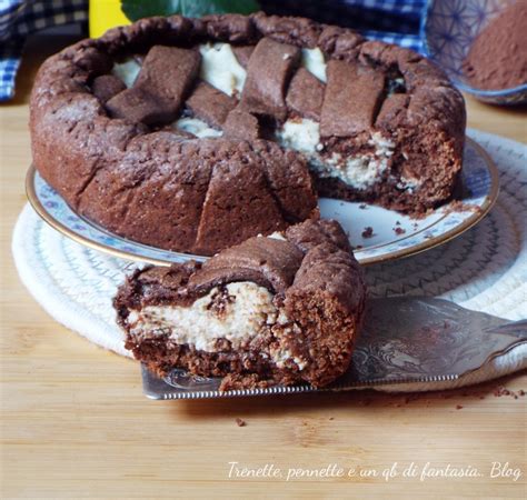 Crostata Al Cacao Con Ricotta E Gocce Di Cioccolato Trenette Pennette