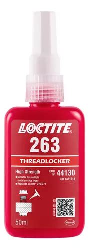 Loctite 263t Fijador De Roscas Resistencia Permanente 50 Ml Cuotas