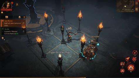 Diablo Immortal Lost Runes Puzzle Guide How To Light All Lamps