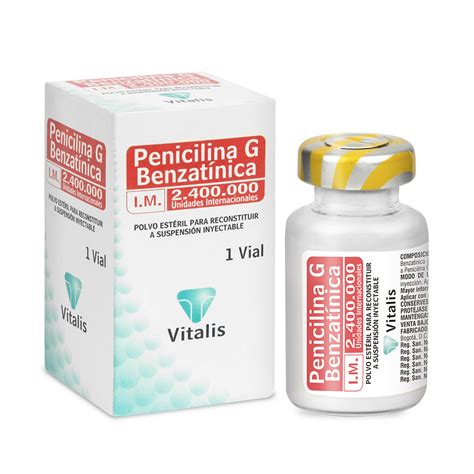 Droguería La Economía Penicilina G Benzatinica 2´400 Ui Vitalis Polvo