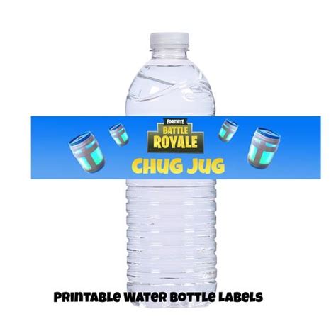 Printable Chug Jug Label