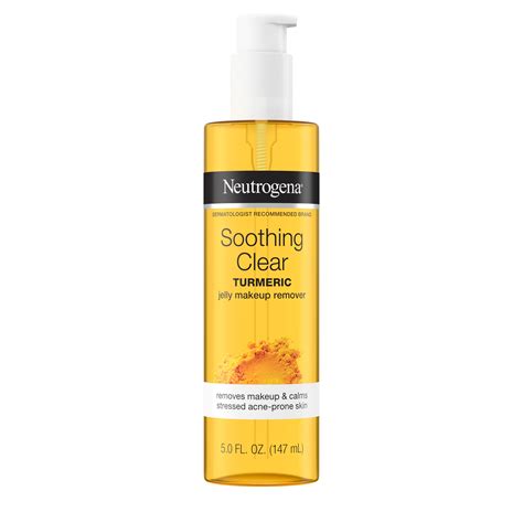 Neutrogena Soothing Clear Turmeric Jelly Makeup Remover for Acne-Prone ...