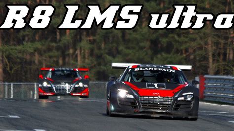 Audi R8 Lms Ultra Gt1 Wrt Test Zolder Youtube