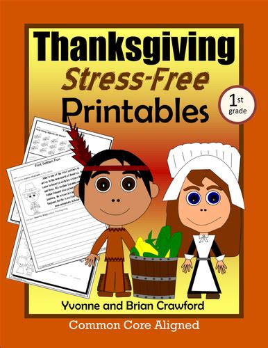 Thanksgiving No Prep Printables First Grade Common Core Teaching