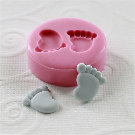 Baby Feet Flexible Mini Mold Mould Mm For Crafts Jewelry Etsy