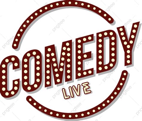 Comedy Neon Vector Art Png Stand Up Comedy Neon Sign Lamp Comic