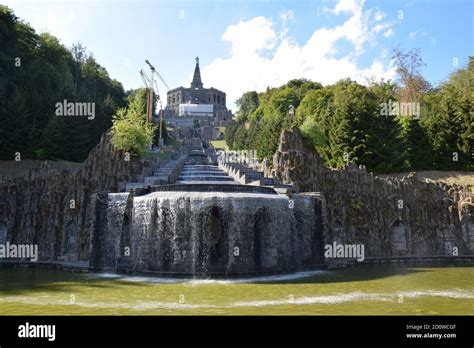 Herkules Monument Wasserspiele In Kassel Stock Photo Alamy