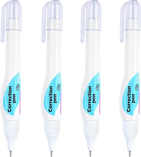 Emraw 5 Ml Mini Correction Fluid Pen Multi Purpose Whiteout With Metal