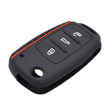 Silicone Car Remote Key Case Cover Fob For Vw Golf Jetta Tiguan Passat