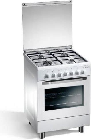 REGAL BY TECNOGAS Cucina A Gas 4 Fuochi Forno A Gas Con Grill Larghezza