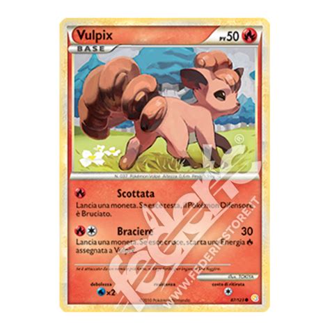 Vulpix Comune It Mint Federicstore