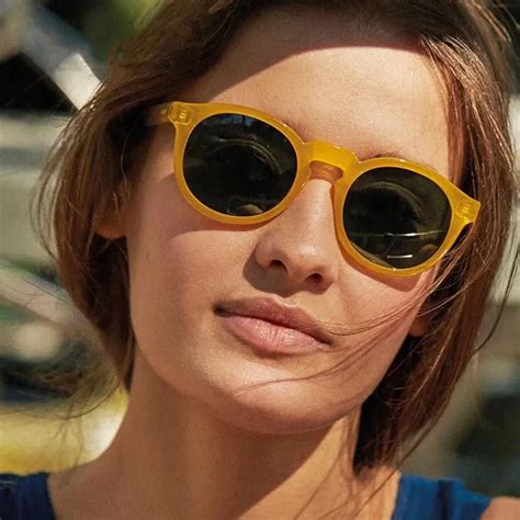 Olopky Lunettes De Soleil Rondes Pour Femmes Et Hommes Marque De Luxe