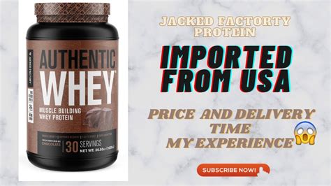 Jacked Factory Whey Protein Unboxing Problems In Importing Post