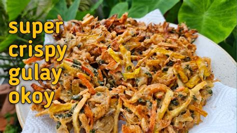 Super Crispy Gulay Gulay Okoy YouTube