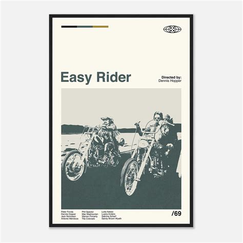 Easy Rider Poster, Easy Rider Print, Easy Rider Art - Citiesbox