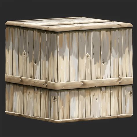 Stylized Wood Fence Seamless Texture Flippednormals