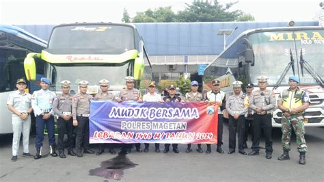 Pastikan Mudik Aman Satlantas Dan Dishub Magetan Gelar Ramp Check Gratis