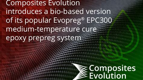 Composites Evolution Introduces Bio Based Version Of Its Popular EvopregⓇ Epc300 Prepreg System