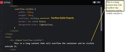 Master CSS Overflow Property Free Tutorial Example