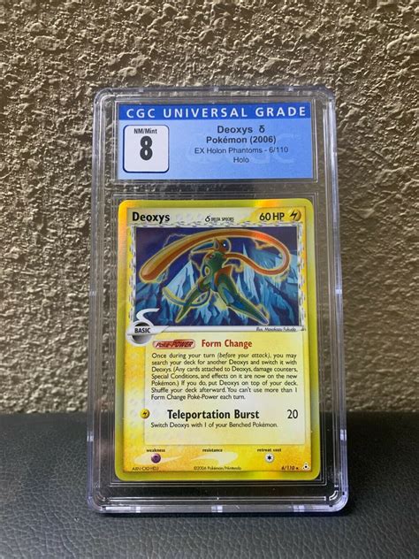 Pokemon Deoxys Delta Species Ex Holon Phantoms Holo Cgc Values