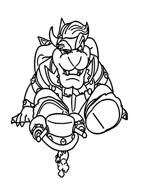 Bowser aus Super Mario Odyssey Malvorlage – Kostenlose Malvorlagen zum ...