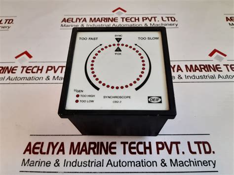 Deif Csq-3 Synchroscope Meter - Aeliya Marine