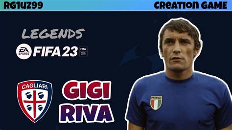 FIFA 23 HOW TO CREATE GIGI RIVA ON FIFA 23 ITA PS5 YouTube