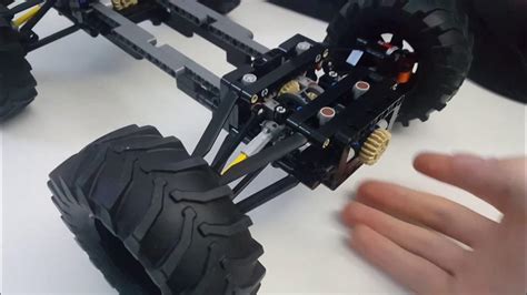 Lego Technic 4x4 Chassis With Pushrod Suspension Concept Youtube