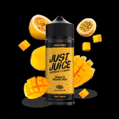 Just Juice Mango And Passionfruit 100ml Midlothian Vape Shop