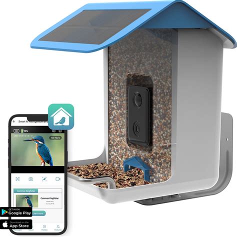 Mangeoire Oiseaux Bome Cam Ra Et Audio Mangeoire Oiseaux Smart