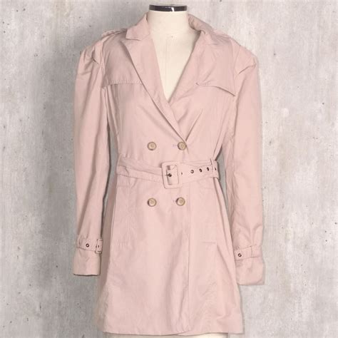 Trench Coat Nude Casaco Feminino Yessica Usado 30809552 Enjoei