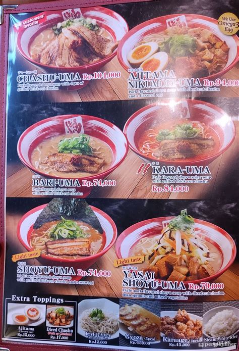 Selalu Diperbarui Menu Bariuma Ramen Gading Serpong Tangerang