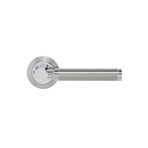 Colours Brigg Nickel Effect Aluminium Straight Latch Door Handle L13 Technology Spare Parts