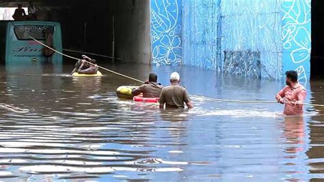 Delhi Weather Facing Waterlogging Issue After Record Rainfall Send