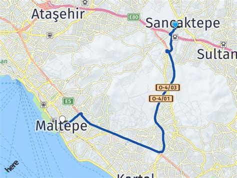 İstanbul Sancaktepe Eyüp Sultan Maltepe İstanbul Arası Kaç Km Yol Tarifi