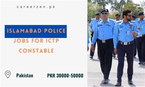 Islamabad Police Jobs For ICTP Constable 2025 Apply Now