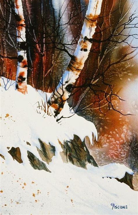 Original Winter Paintings On Canvas Bored Art Winter Painting