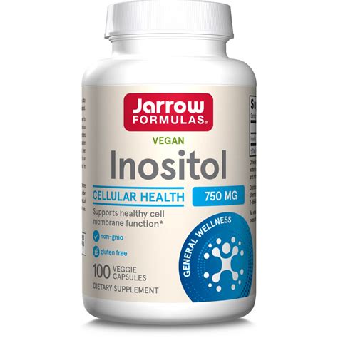 Jarrow Formulas Inositol 750mg 100 Veggie Capsules Bigvits