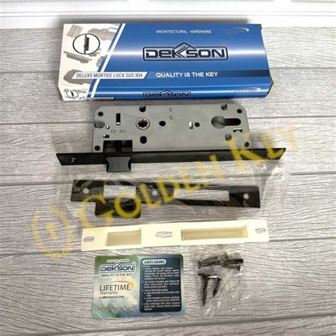 Promo Mortise Lock Dekson Mts Il Dl Body Kunci Pintu Kayu Black