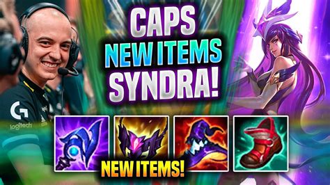 CAPS BRINGS BACK SYNDRA NEW ITEMS G2 Caps Plays Syndra MID Vs Viktor