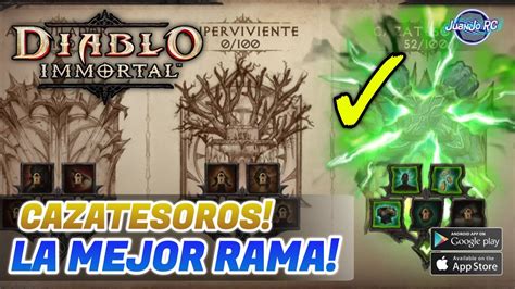 Diablo Immortal La Mejor Rama De Leyenda Cazatesoros Y Sube Como