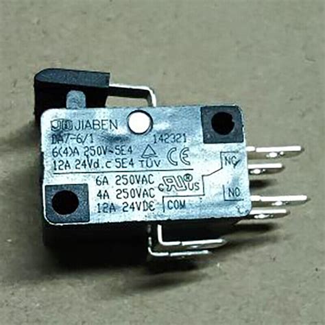 1PC JIABEN DA7-6/1 Micro Switch Double Power Tool Switch 6A250VAC ...