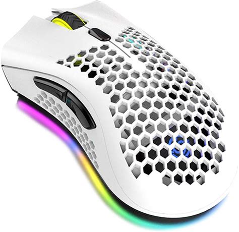 Homesen BM600 Mouse Sem Fio 2 4G BT5 0 Mouse Leve De Modo Duplo RGB